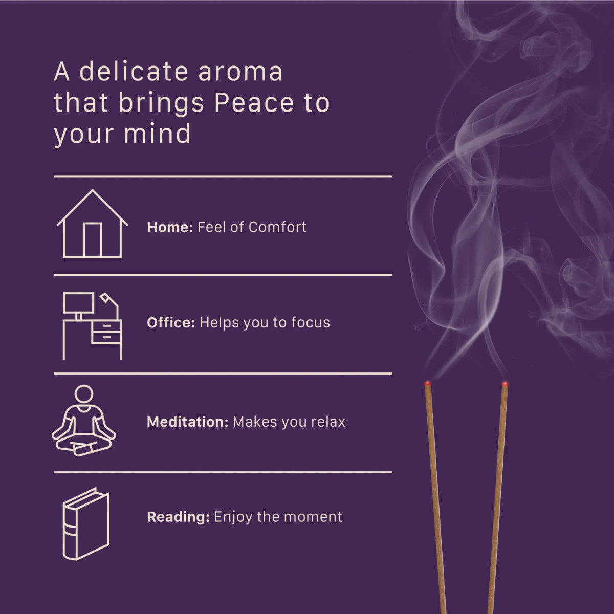 Pure Lavender Premium Incense Sticks – 100% Charcoal - Free | 27 Eco - Friendly Sticks for Pooja, Meditation, Prayer & Relaxation | Low Smoke Natural Lavender Incense for Home & Spiritual Calm - Incense Sticks