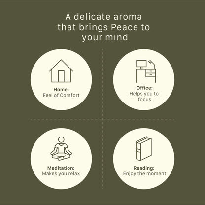 Premium Aromatic Agarbatti for Home & Office | For Meditation & Prayer | Free Sheesham Wood Stand (Temple Town & Hermit Herbs, Pack of 2) - 
