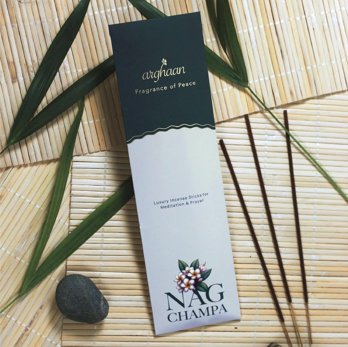 Arghaan Charcoal - Free Luxury Incense Sticks Combo – Kasturi & Nagchampa | Meditation & Prayer Incense for Home & Office | 54 Sticks (27x2) + Free Sheesham Wood Holder | Natural, Eco - Friendly, Low Smoke - Incense Sticks