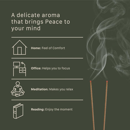 Arghaan Charcoal - Free Luxury Incense Sticks Combo – Kasturi & Nagchampa | Meditation & Prayer Incense for Home & Office | 54 Sticks (27x2) + Free Sheesham Wood Holder | Natural, Eco - Friendly, Low Smoke - Incense Sticks