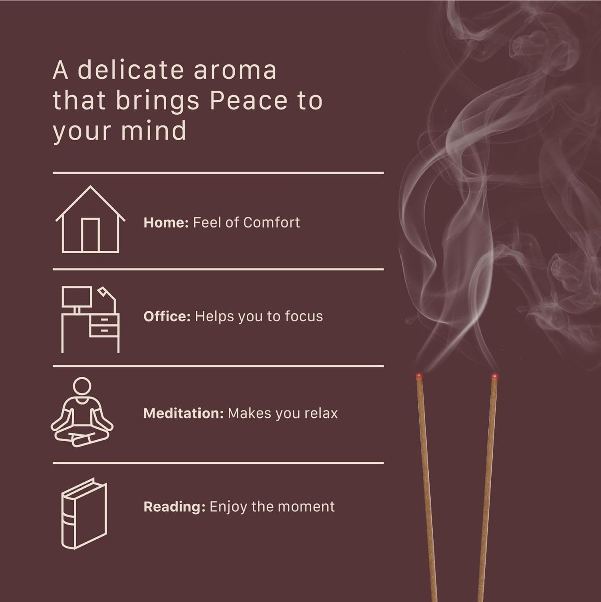 Arghaan Charcoal - Free Luxury Incense Sticks Combo – Rose & Sandalwood | Meditation & Prayer Incense for Home & Office | 54 Sticks (27x2) + Free Sheesham Wood Holder | Natural, Eco - Friendly, Low Smoke - Incense Sticks