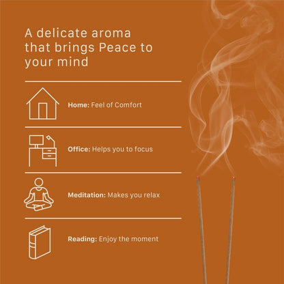 Arghaan Charcoal - Free Luxury Incense Sticks for Meditation, Prayer & Relaxation | Natural Aromatic Incense for Home & Office | Eco - Friendly, Low Smoke Fragrance for Calm & Wellness - Incense Sticks