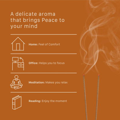 Wild Kasturi Premium Incense Sticks – 100% Charcoal - Free | 27 Eco - Friendly Sticks for Pooja, Meditation, Prayer & Earthy Tranquility | Low Smoke Natural Kasturi Incense for Home & Spiritual Calm - Incense Sticks